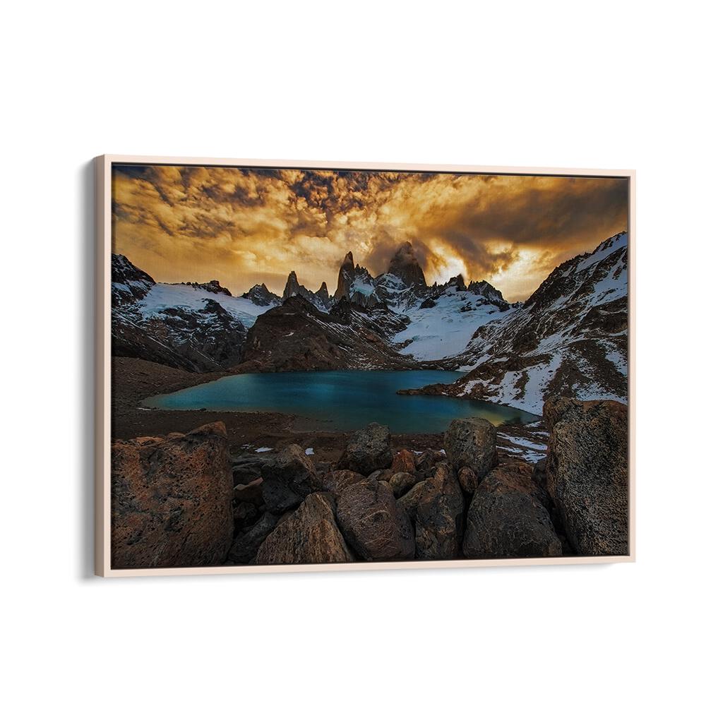 Stunning MOUNT FITZ ROY, PHOTOGRAPHY PRINTS showcasing dramatic peaks and serene waters to elevate your decor.