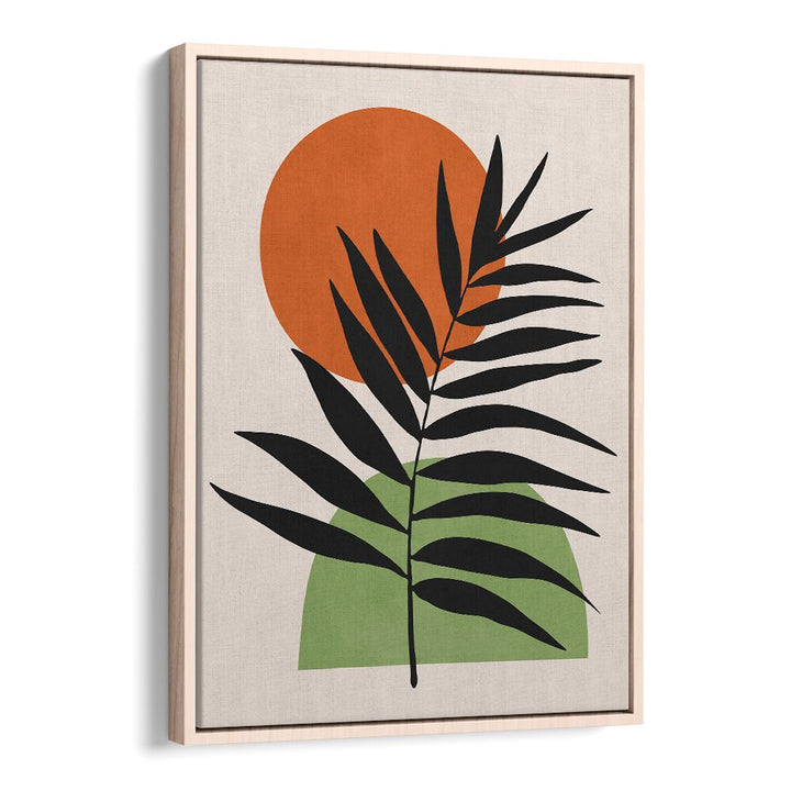 Elegant WATERCOLORS VI, BOHO ART PAINTINGS showcase a vibrant leaf design against warm colors, enhancing any space.