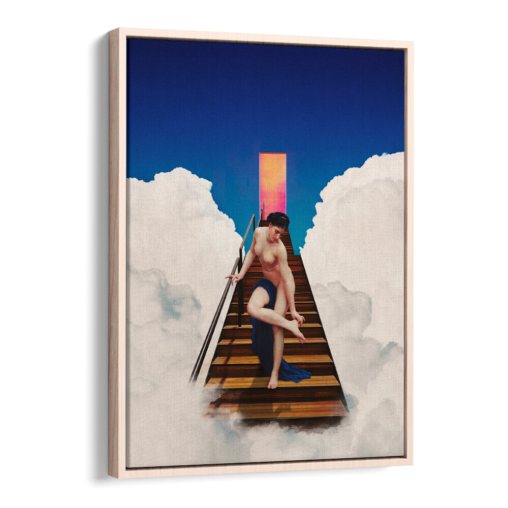 Elevate your decor with STAIRCASE TO HEAVEN, ALTERED ART PRINTS, a stunning blend of creativity and inspiration.