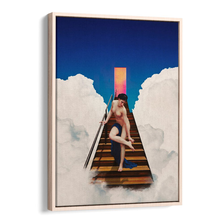 Elevate your decor with STAIRCASE TO HEAVEN, ALTERED ART PRINTS, a stunning blend of creativity and inspiration.