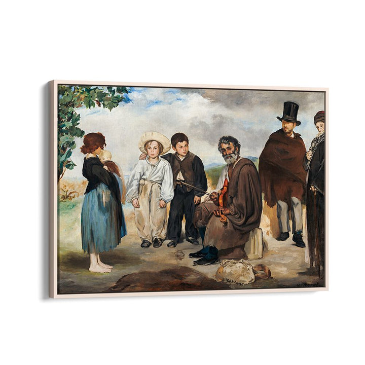 THE OLD MUSICIAN (1862)  , VINTAGE PAINTINGS
