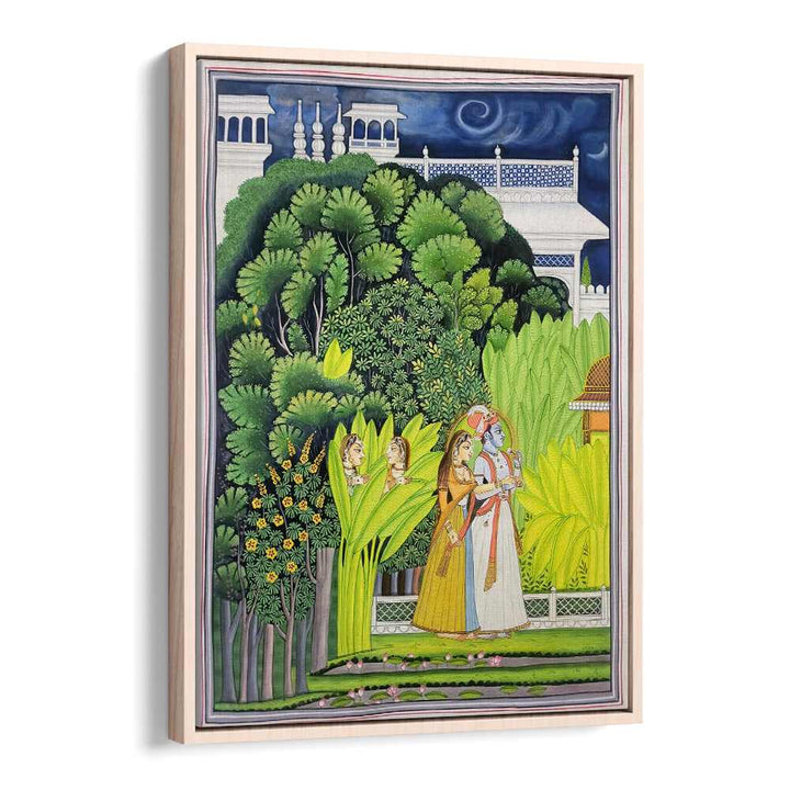 Exquisite RADHA KRISHNA, INDIAN ART PAINTINGS showcasing divine love in vibrant colors, perfect for enhancing your space.