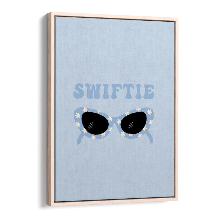 Whimsical SWIFTIE CAT EYE SHADES art print perfect for KIDS ROOM PAINTINGS, adding playful charm to decor.
