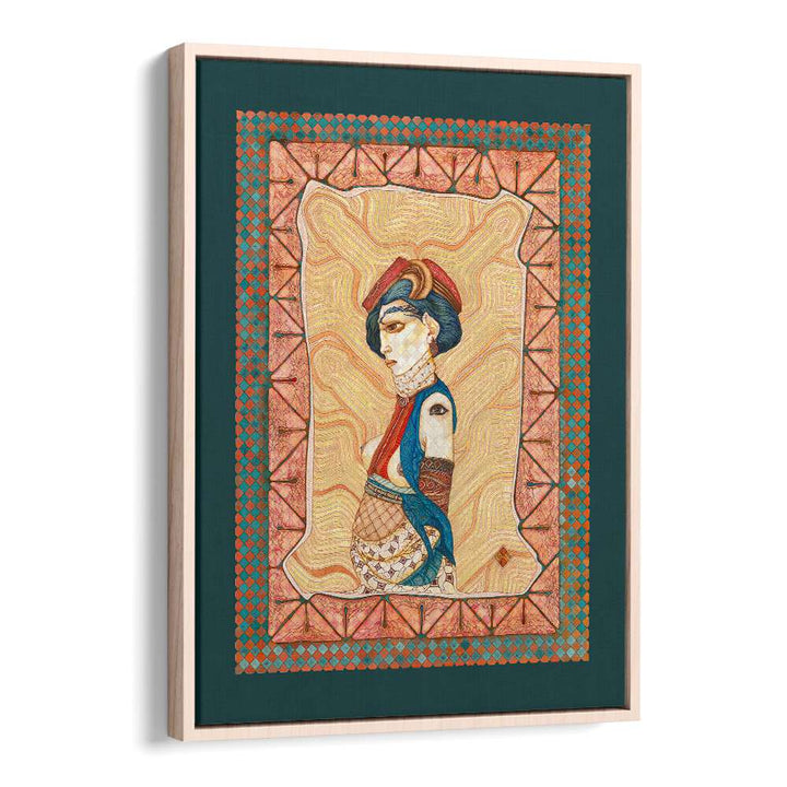 Stunning MARIA II, PORTRAITS artwork featuring a vibrant figurative illustration, perfect for any art lover's collection.