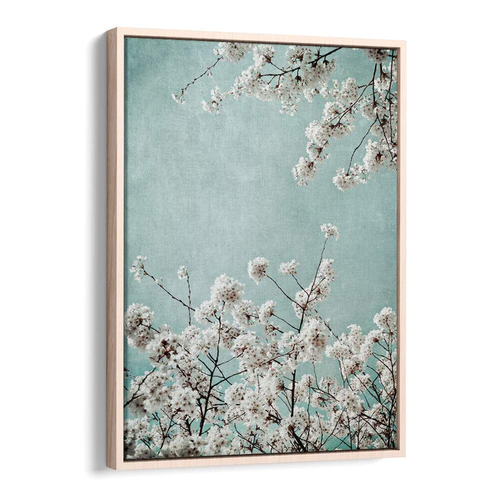 Spring Time Floral Flower Paintings showcase delicate blossoms against a serene background, perfect for home decor.