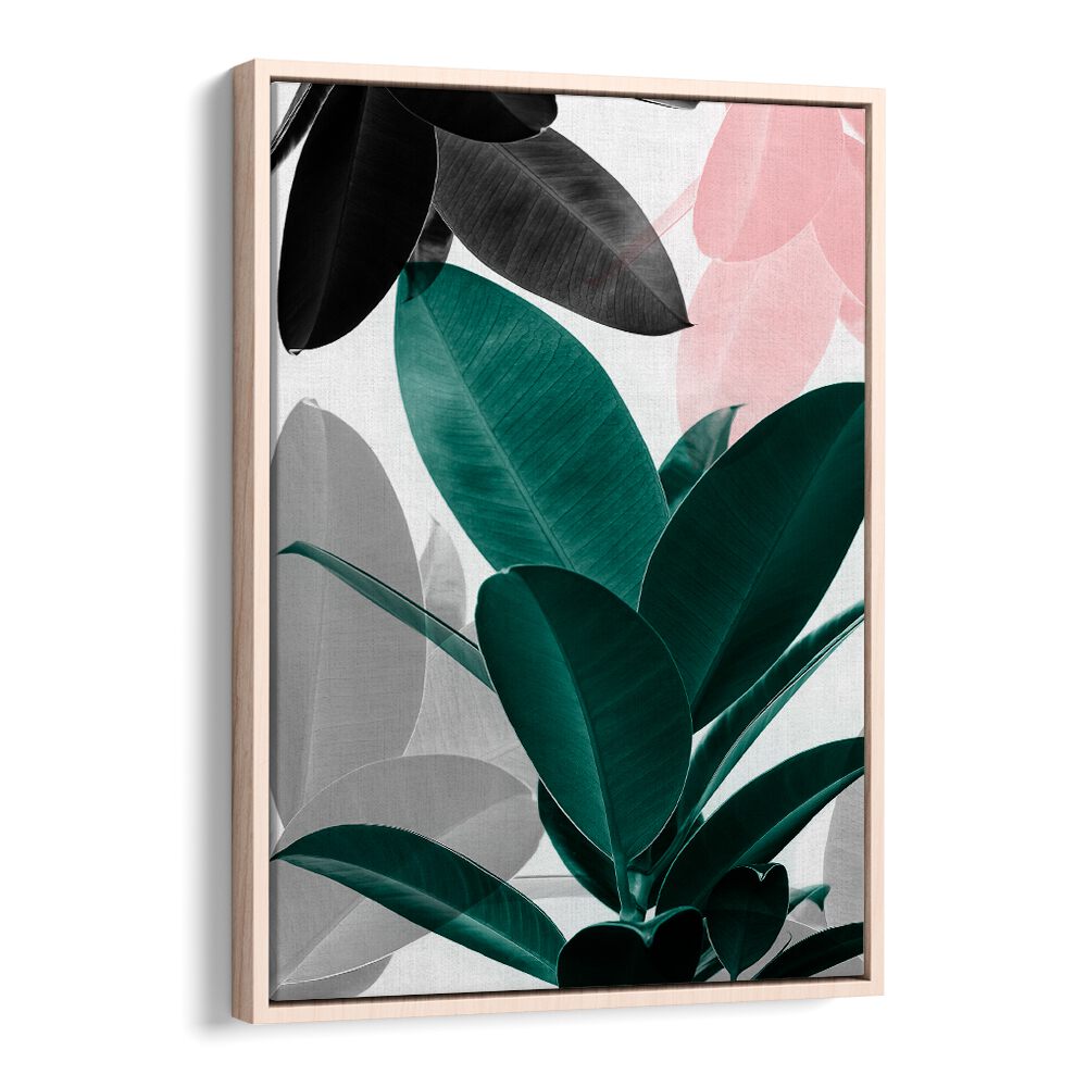 Elegant LEAF PLAY, FLORAL FLOWER PAINTINGS showcase vibrant leaves, perfect for brightening any space.