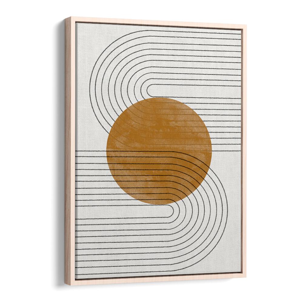 Abstract Flow II, Boho Art Paintings by The Miuus Studio features a modern design with warm tones and flowing lines.