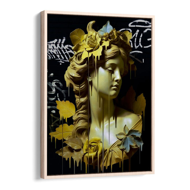 VANDAL HELENA, ALTERED ART PRINTS by DIKHOTOMY features a striking blend of classical and urban styles.