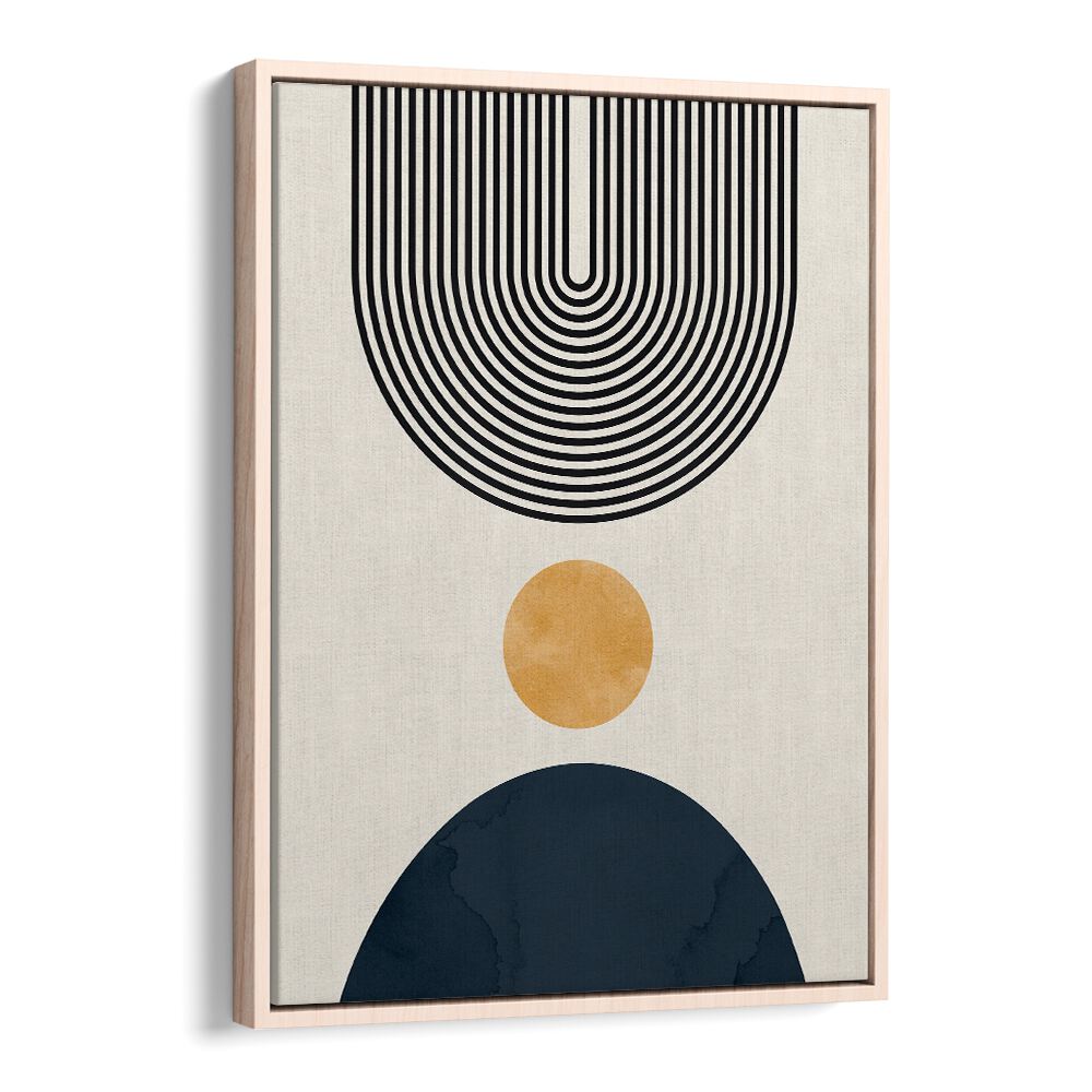 CIRCLES AND LINES 7, BOHO ART PAINTINGS featuring modern stripes and shapes, perfect for elevating your decor.