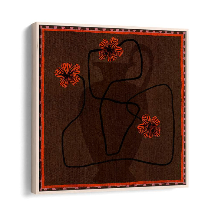 Vibrant OUT OF VASE BLOOMS III, FLORAL FLOWER PAINTINGS, showcasing modern floral decor for your home.