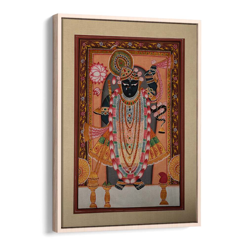 Experience the beauty of SHRINATH JI II, INDIAN ART PAINTINGS, showcasing rich traditional Indian artistry.