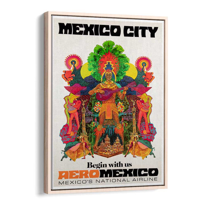 Vibrant MEXICO CITY II, VINTAGE TRAVEL POSTERS showcasing cultural richness, perfect for enhancing your home decor.