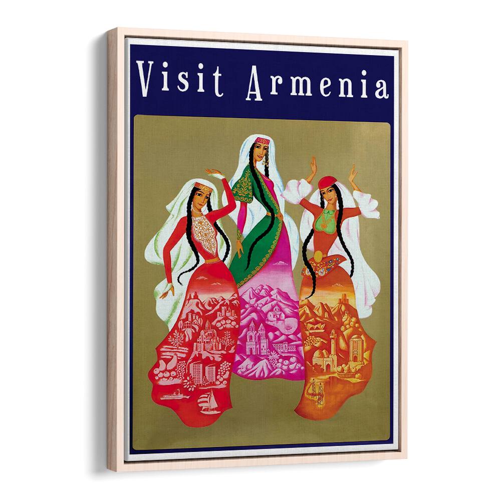 Explore Armenia's charm with vibrant vintage travel posters, perfect for home decor. Celebrate ARMENIA, VINTAGE TRAVEL POSTERS.