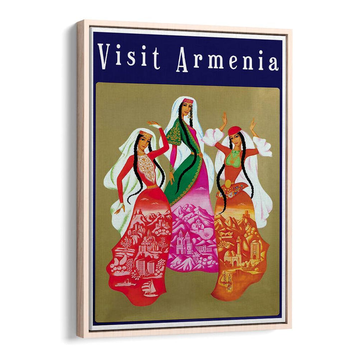 Explore Armenia's charm with vibrant vintage travel posters, perfect for home decor. Celebrate ARMENIA, VINTAGE TRAVEL POSTERS.