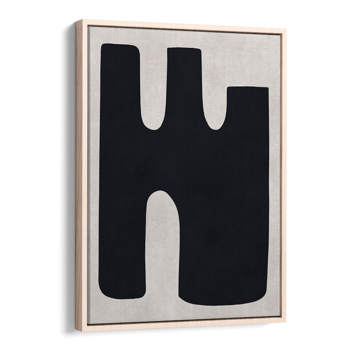 Modern ORGANIC ART II, GEOMETRIC ART PRINTS featuring bold shapes in a stylish frame, perfect for enhancing your decor.