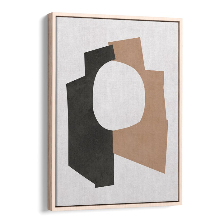 CURVED SHAPES IV, GEOMETRIC ART PRINTS showcase unique shapes in earthy tones, perfect for enhancing your space.
