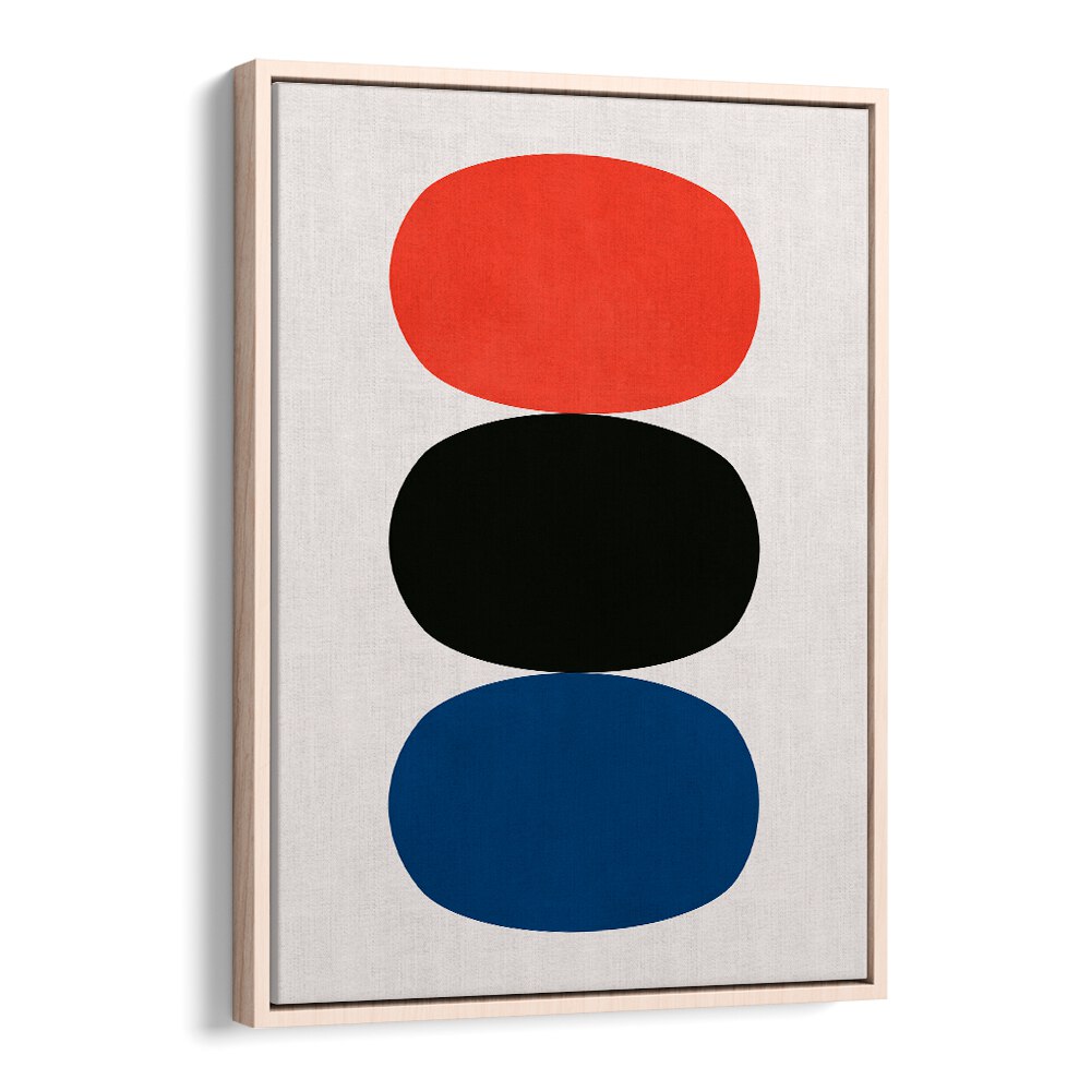 Colorful OVALS IN BALANCE, GEOMETRIC ART PRINTS showcase modern design to enhance any space with artistic flair.