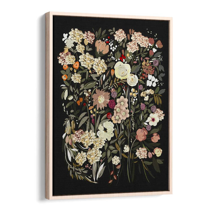 Elegant BLACK BOUQUET, FLORAL FLOWER PAINTINGS showcasing rich hues to enhance your space's sophistication.
