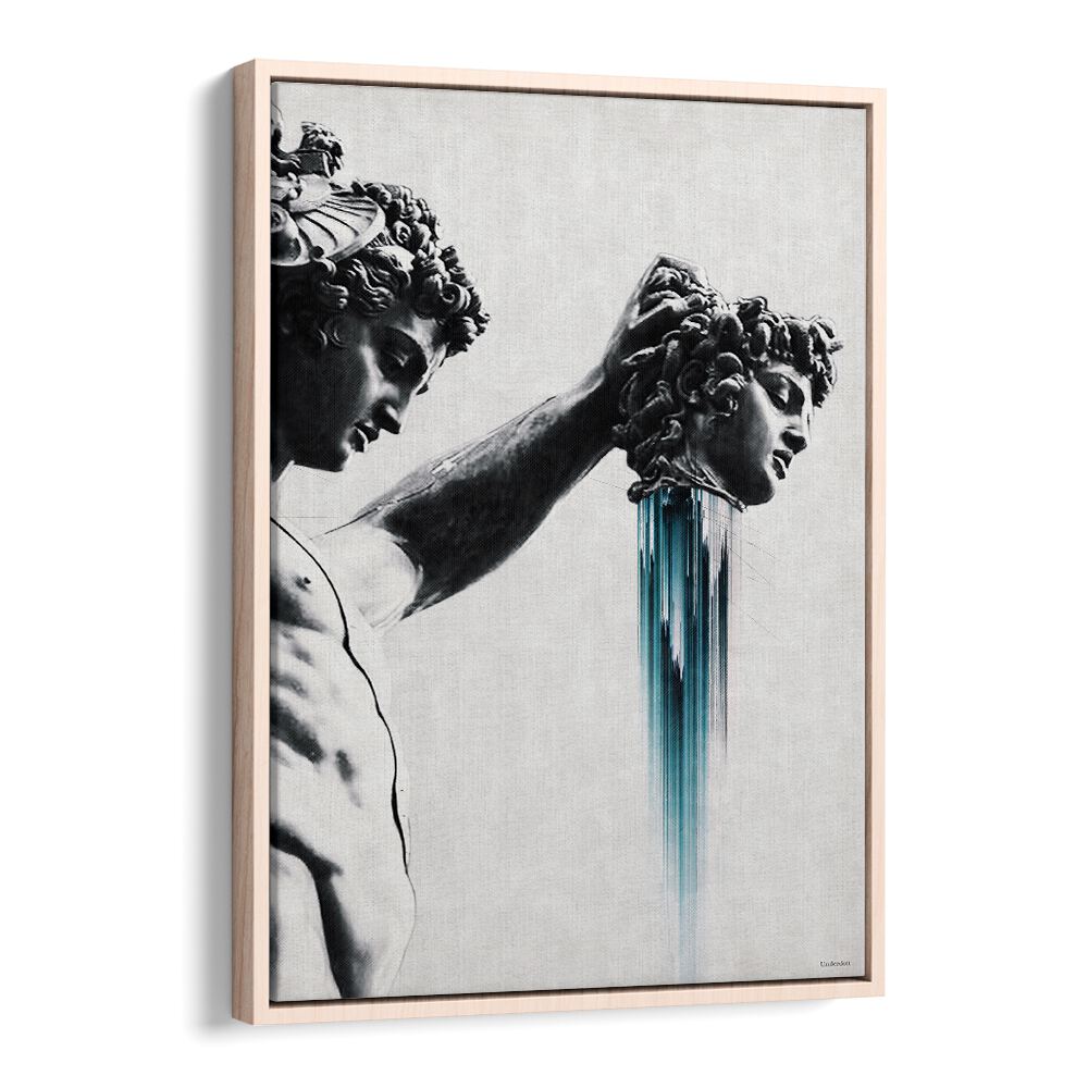 Transform your space with the captivating PERSEUS AND MEDUSA, ALTERED ART PRINTS by Underdott, showcasing their dramatic encounter.