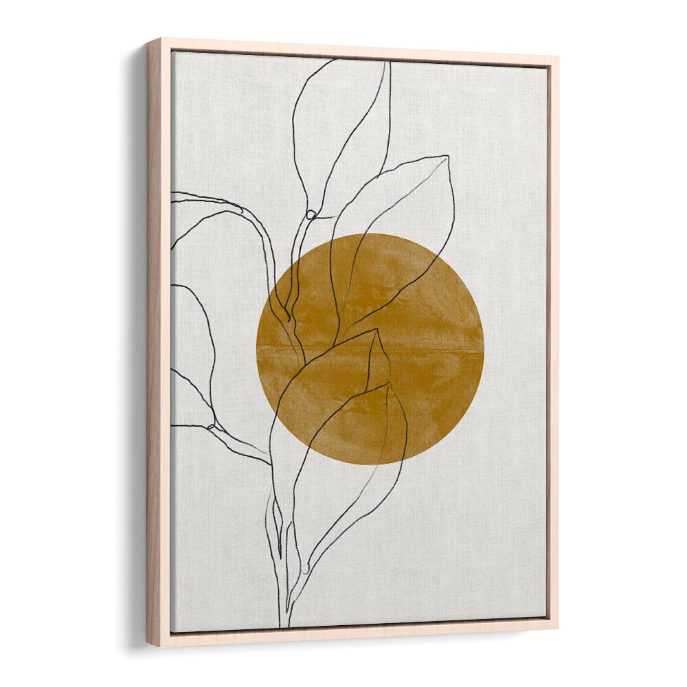 Elegant FLOWER AND SUN, BOHO ART PAINTINGS from MIUUS Studio, featuring abstract design to enhance any space.