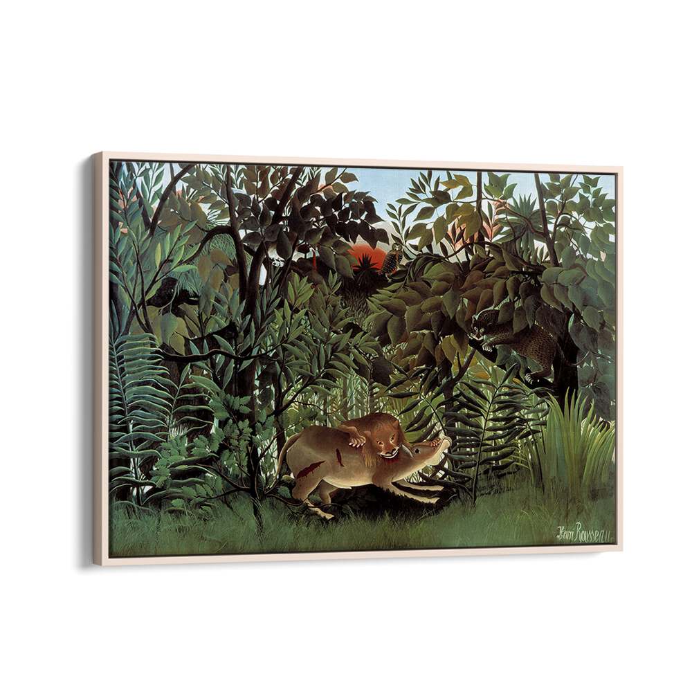 THE HUNGRY LION (1905) , VINTAGE PAINTINGS