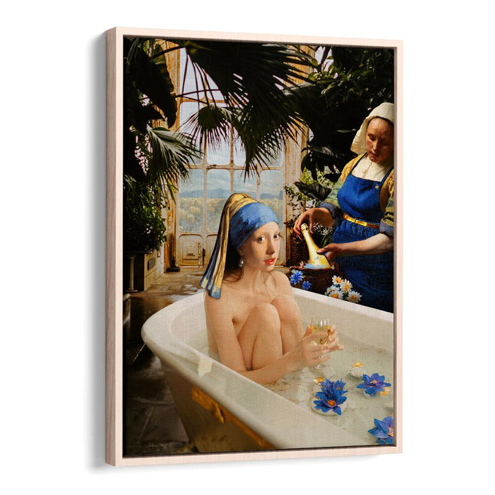 Elegant installation of CLASSIC SPA TIME, ALTERED ART PRINTS, enhancing serenity in any living space.
