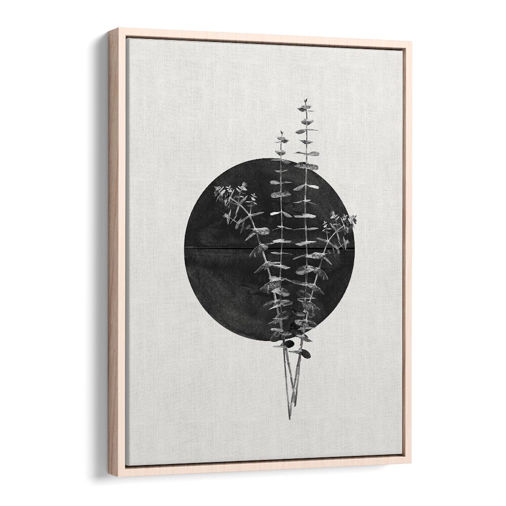 Stunning PLANT AND BLACK SUN, FLORAL FLOWER PAINTINGS featuring bold design, perfect for modern home decor.