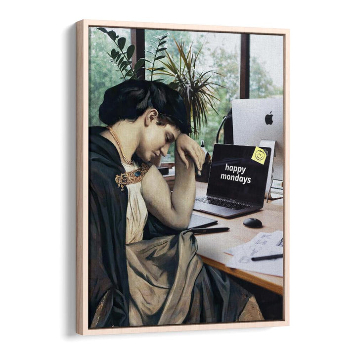 Brighten your space with HAPPY MONDAYS, ALTERED ART PRINTS by Dikhotomy, perfect for home or office decor.