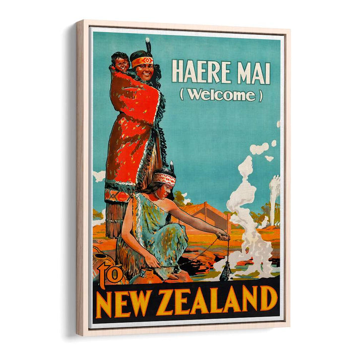 Haere Mai: Explore vibrant NEW ZEALAND V, VINTAGE TRAVEL POSTERS capturing stunning landscapes and rich culture.