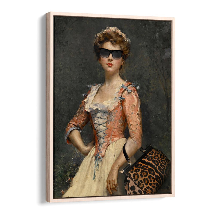 Vintage Chic Girl, Altered Art Prints by Dikhotomy combines nostalgic charm with modern flair, perfect for any decor.