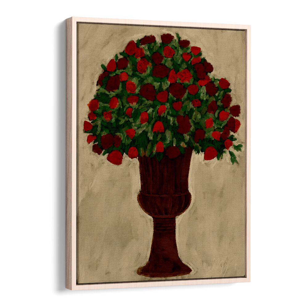 Vibrant SPRING BOUQUET, BOHO ART PAINTINGS add a charming floral centerpiece to any space, enhancing your decor.
