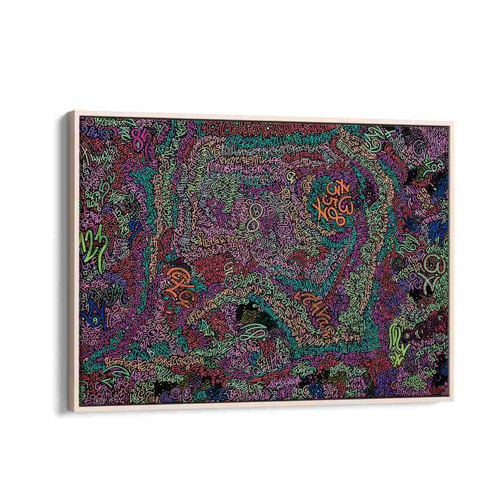 Vibrant NEON NUMBERS, DOODLE ART PAINTINGS add a contemporary flair to any space with their colorful designs.