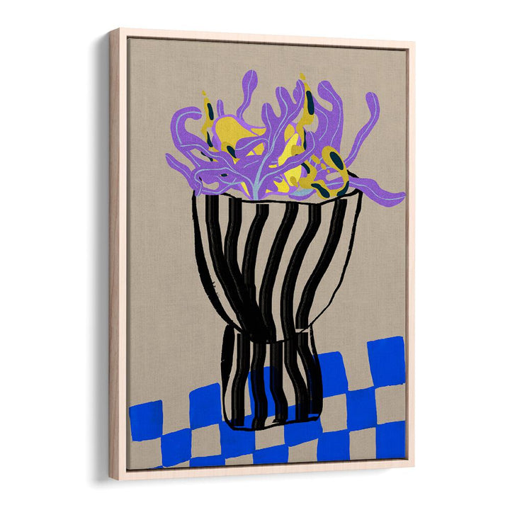 Stylish MODERN VASE with vibrant ABSTRACT PAINTINGS design, perfect for elevating home décor and sparking conversation.