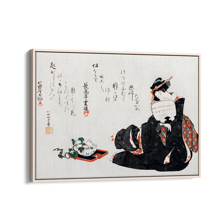 JAPANESE WOMAN III, VINTAGE PAINTINGS