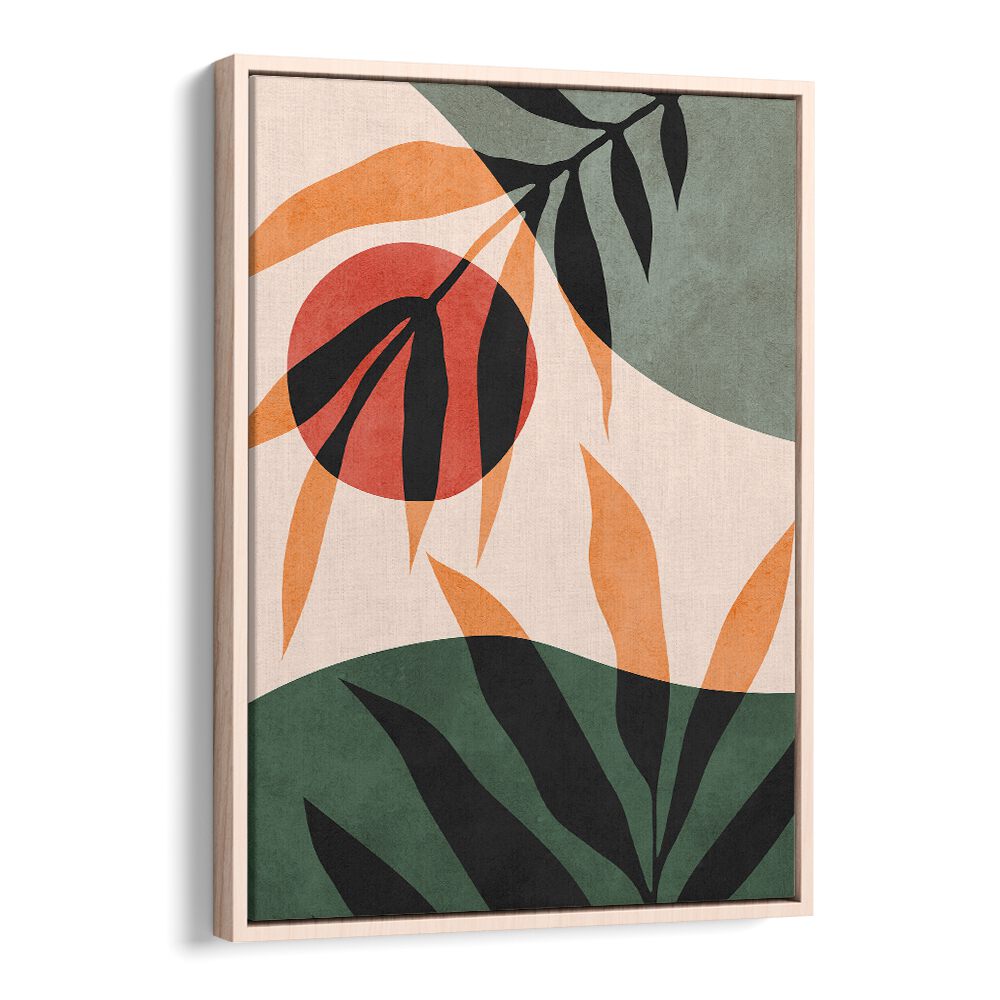 Serene LEAVES II, BOHO ART PAINTINGS featuring soft hues and graceful designs, perfect for adding tranquility to any space.