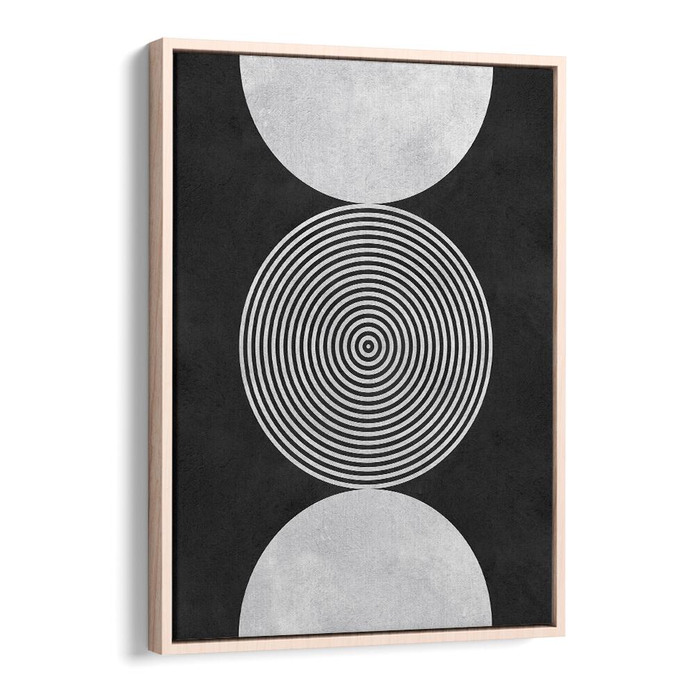 Stunning BLACK BACKGROUND VII, GEOMETRIC ART PRINTS featuring colorful circles and captivating design for modern decor.