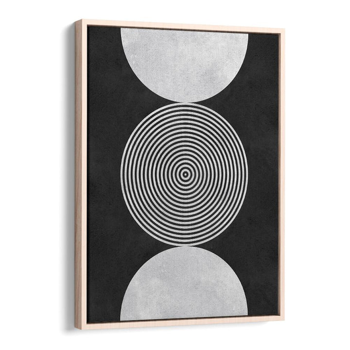 Stunning BLACK BACKGROUND VII, GEOMETRIC ART PRINTS featuring colorful circles and captivating design for modern decor.