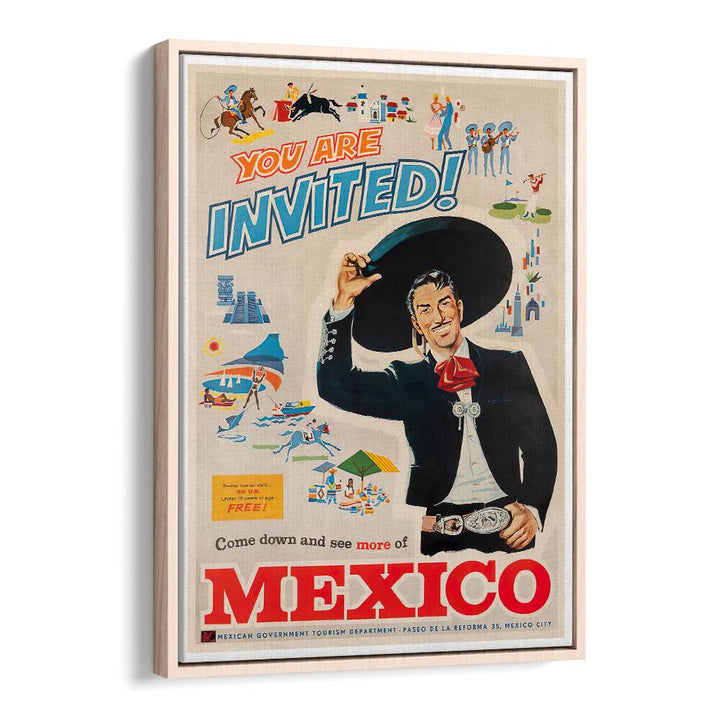 Vibrant MEXICO I , VINTAGE TRAVEL POSTERS capturing cultural essence, perfect for enhancing your living space.