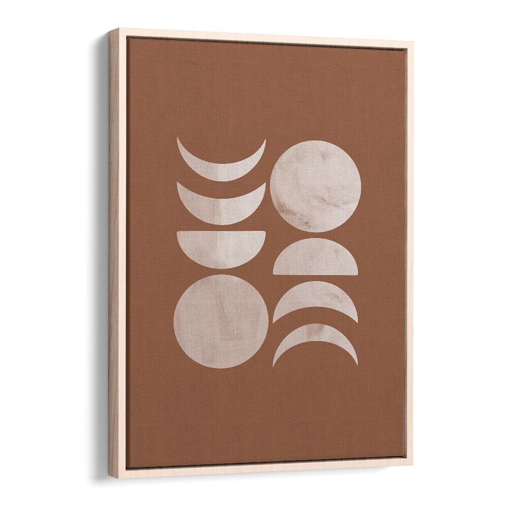 MOON PHASE III, BOHO ART PAINTINGS showcase the enchanting lunar cycle for your stylish home décor.