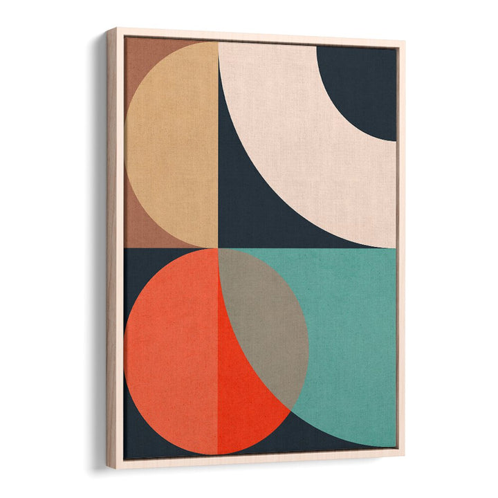 Captivating CIRCLES IN HARMONY IV, GEOMETRIC ART PRINTS blend colors and shapes for a harmonious art piece.