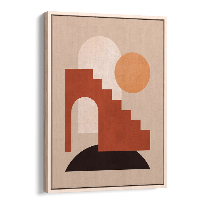 Bold geometric shapes and vibrant colors define GEOMETRIC COMPOSITION IV, BOHO ART PAINTINGS for stunning wall decor.