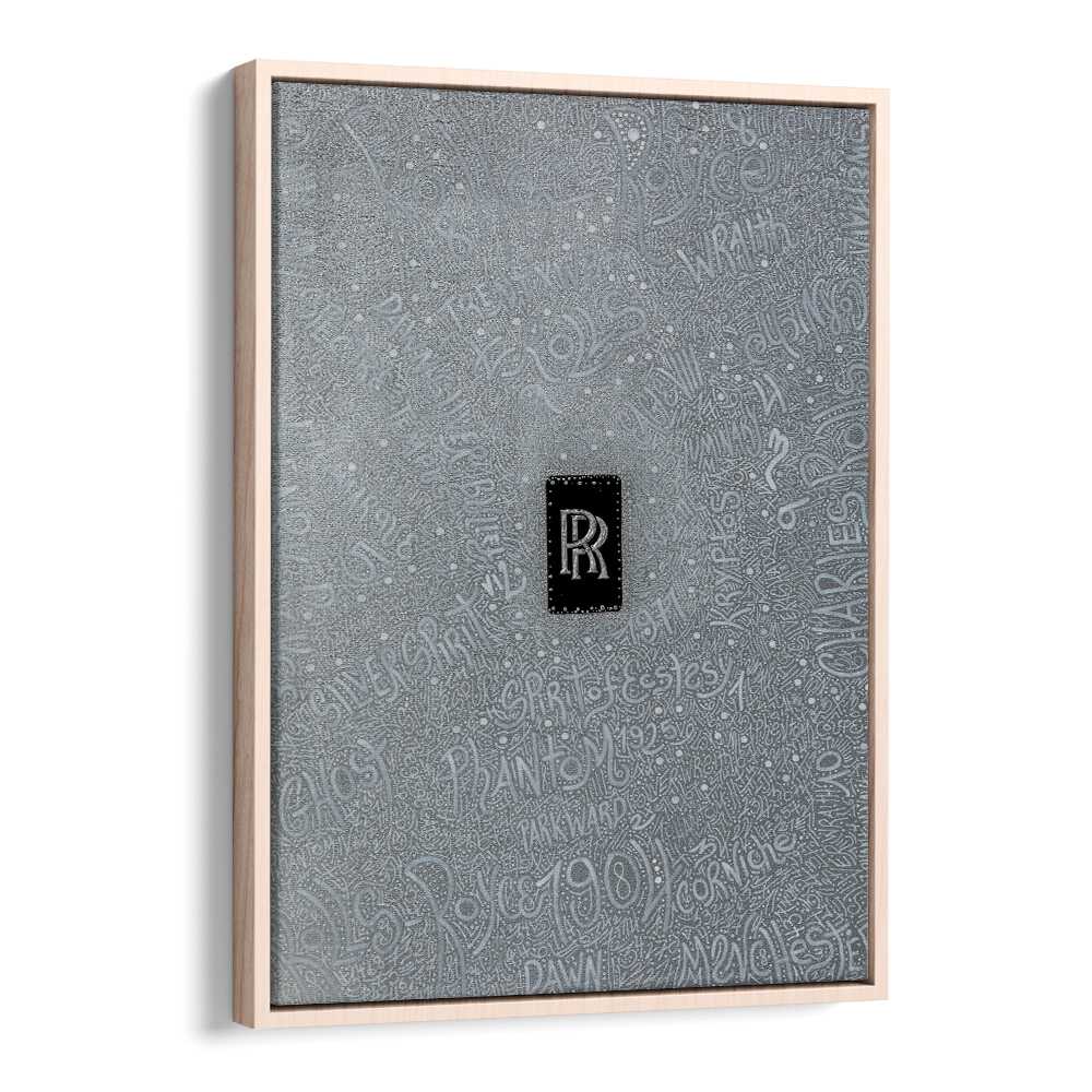 Elegant ROLLS ROYCE, DOODLE ART PAINTINGS in a chic frame, perfect for enhancing luxury in any living space.