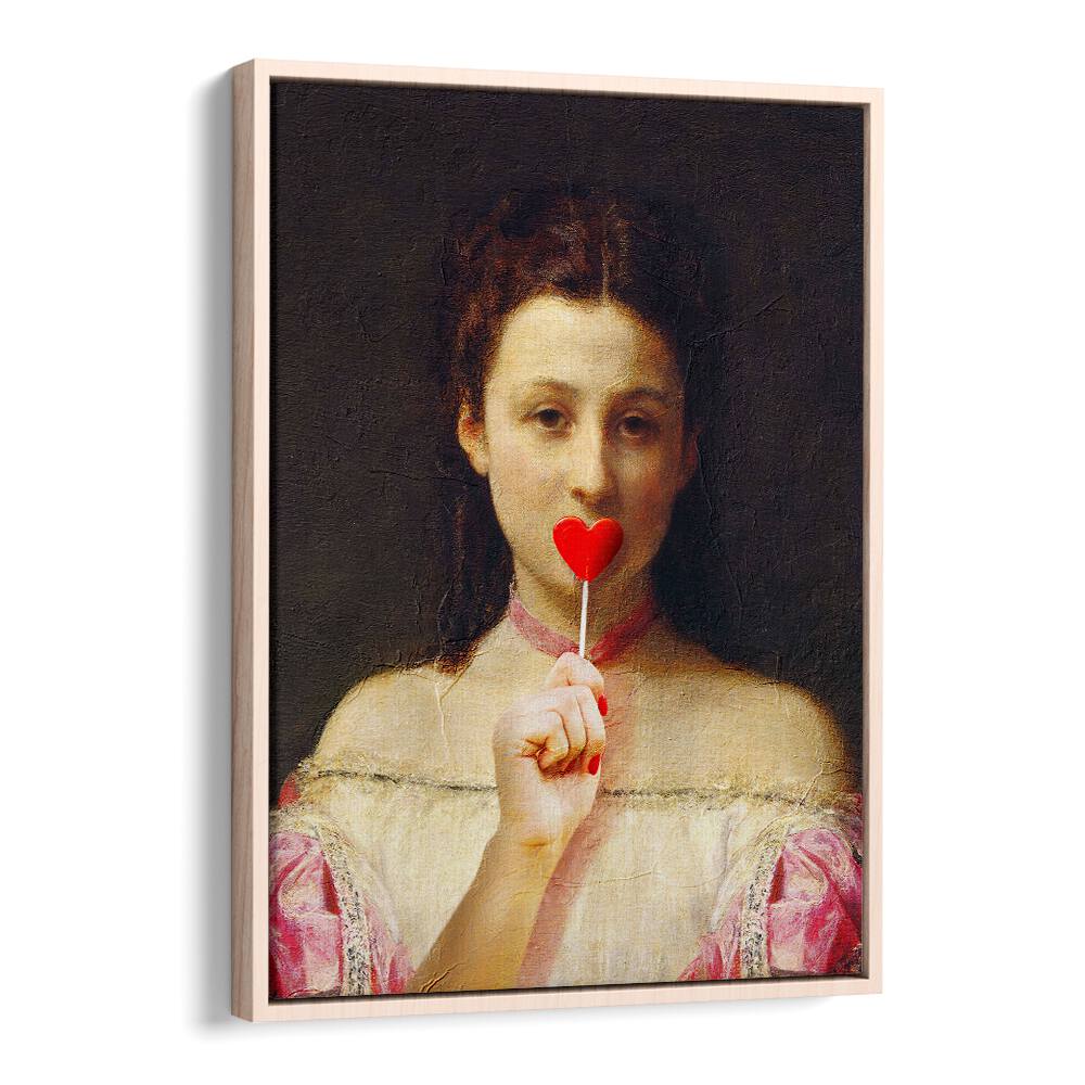 Whimsical LOLLIPOP GIRL, ALTERED ART PRINTS by Dikhotomy, adds a delightful touch to your decor with vibrant charm.
