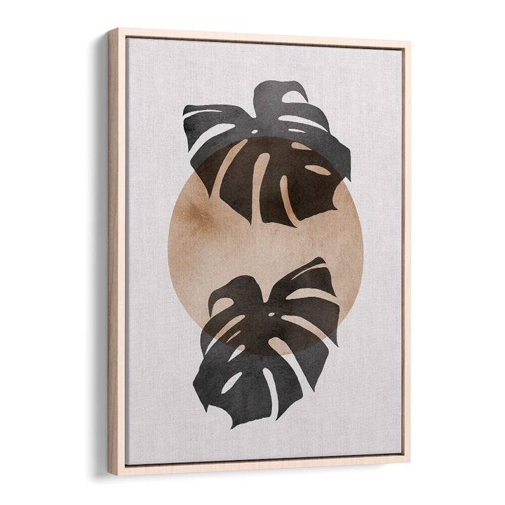 Stylish LEAVES VIII, BOHO ART PAINTINGS showcase modern watercolor leaves, enhancing any space with nature's beauty.