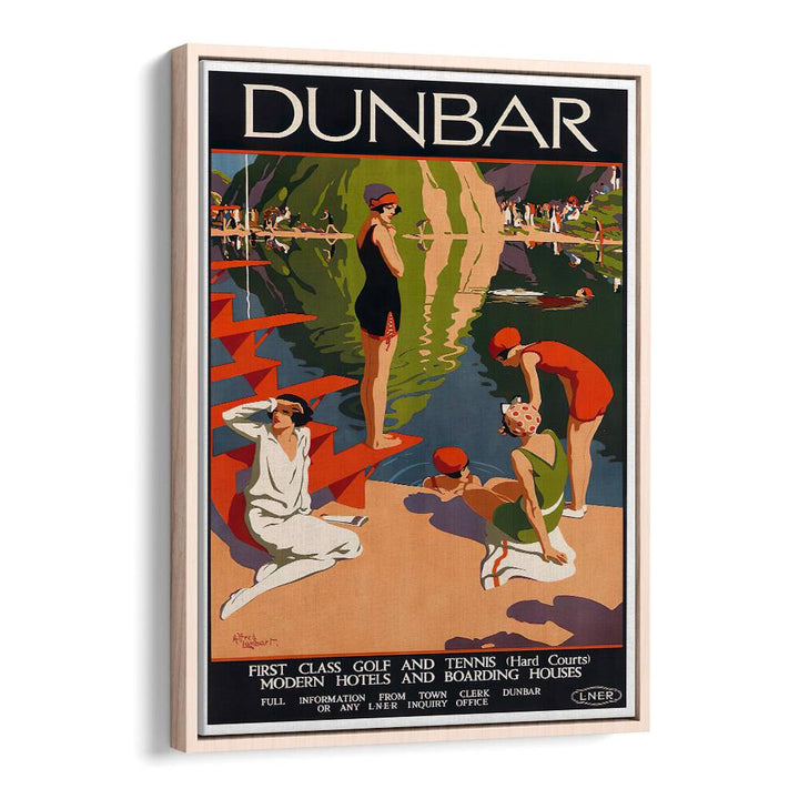 Explore the charm of DUNBAR, VINTAGE TRAVEL POSTERS, featuring vibrant designs that evoke classic travel nostalgia.