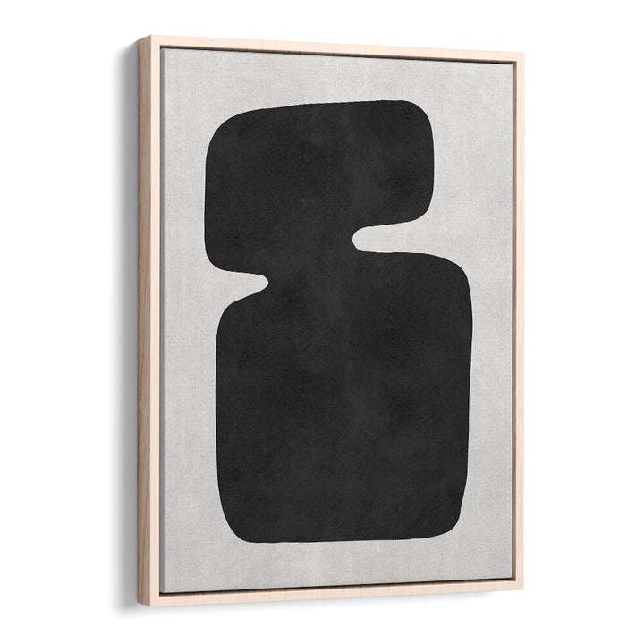 Stylish ORGANIC II, GEOMETRIC ART PRINTS featuring a bold black design, perfect for modern home decor.