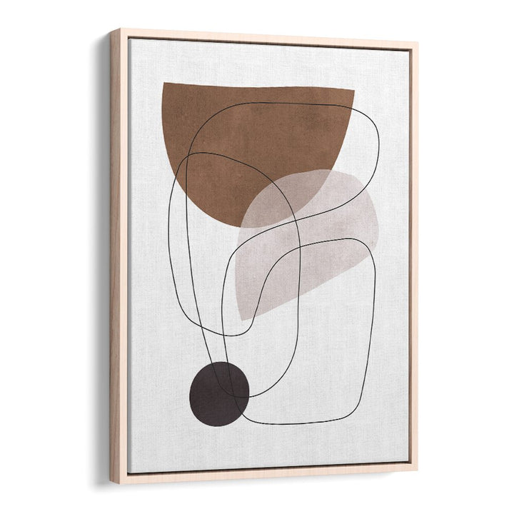 Contemporary SHAPES, ABSTRACT PAINTINGS piece enhancing modern spaces with elegant lines and earthy tones.