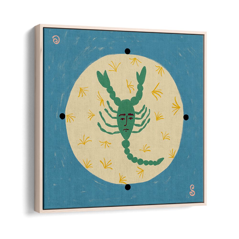 Vibrant SCORPIO III, ZODIAC poster showcasing a scorpion design, perfect for astrology enthusiasts and decor lovers.