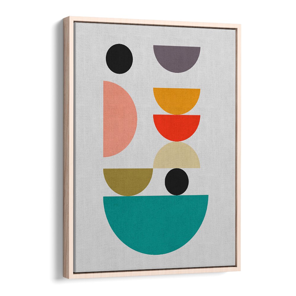 Vibrant HARMONY II, GEOMETRIC ART PRINTS showcasing colorful circles, enhancing your space with modern elegance.