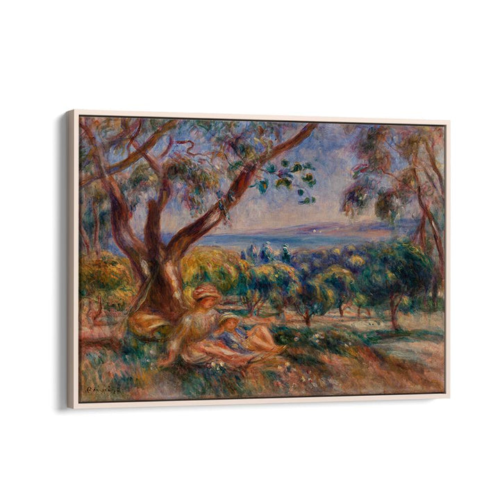 LANDSCAPE WITH FIGURES (1910) , VINTAGE PAINTINGS